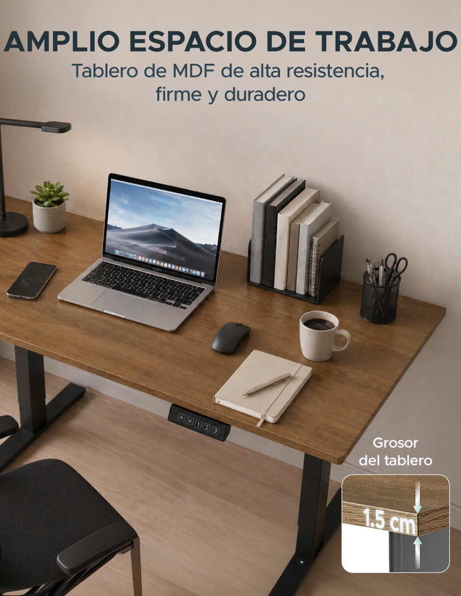 Escritorio armable de madera 8